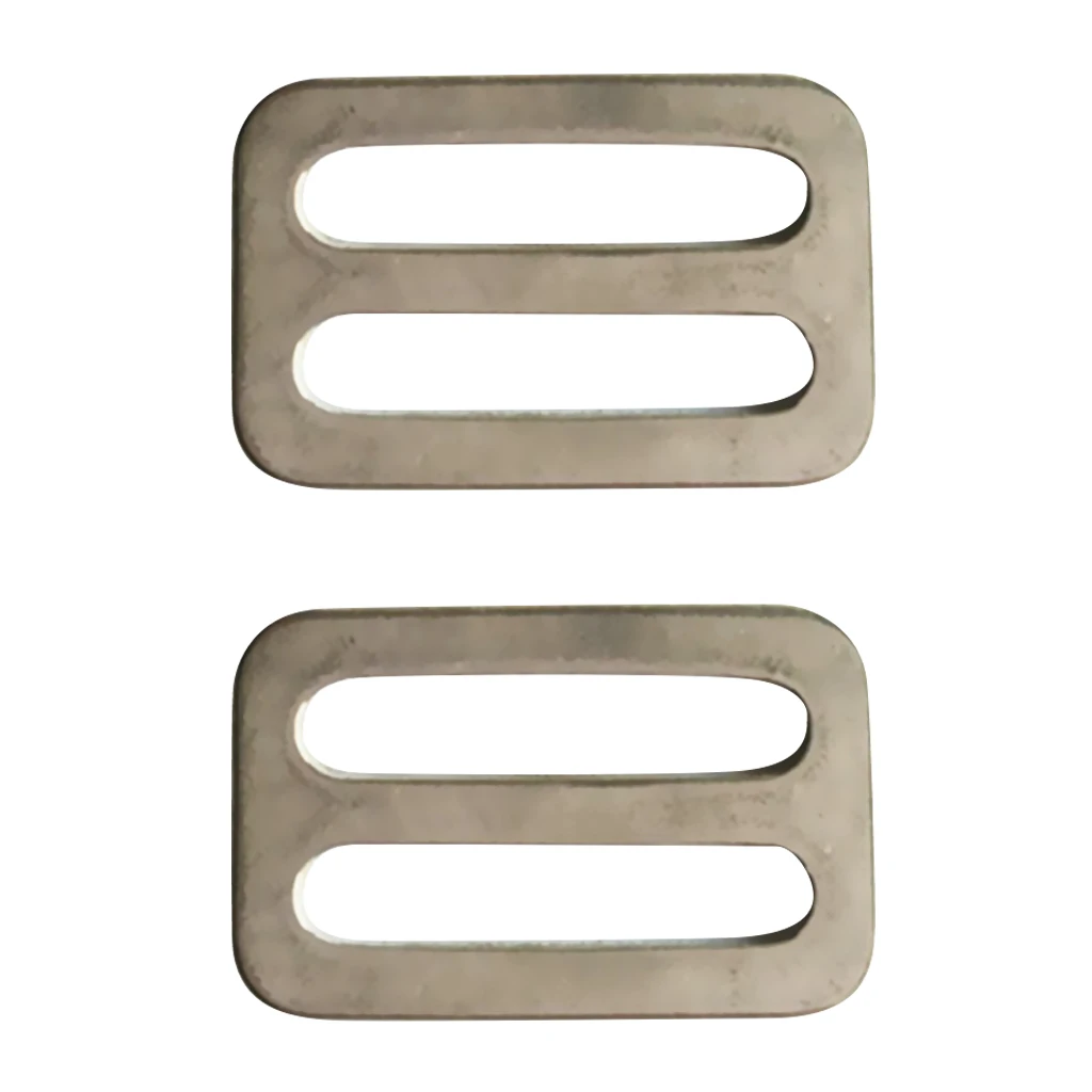 2 pcs Marine Grade 316 Stainless Steel 1' Slide Weight Belt Webbing Retainer Keeper Clip Scuba Accessories for Scuba Diving
2 pcs Marine Grade 316 Stainless Steel 1' Slide Weight Belt Webbing Retainer Keeper Clip Scuba Accessories for Scuba Diving