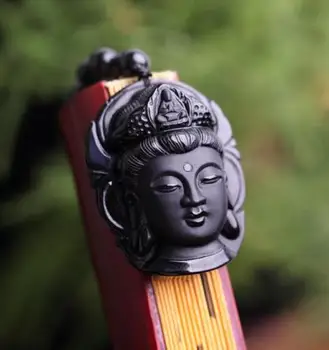 Koraba Fine Jewelry Natural Obsidian Hand Carved Black Buddha Guanyin Zen Meditation Yoga Pendant Free Shipping
Koraba Fine Jewelry Natural Obsidian Hand Carved Black Buddha Guanyin Zen Meditation Yoga Pendant Free Shipping