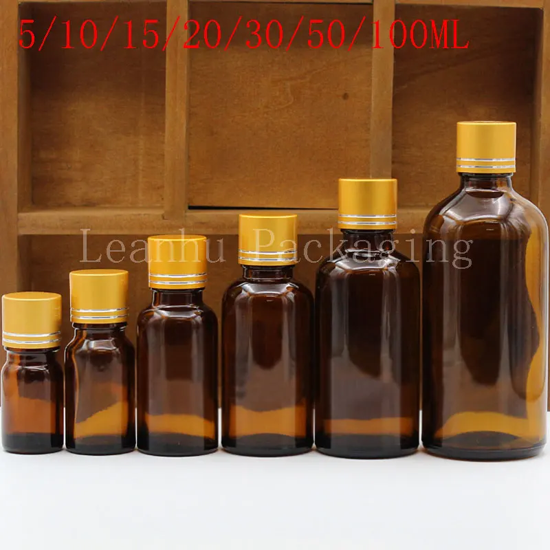 5/10/15/20/30/50/100ML Brown Glass Bottle With Gold Screw Cap, Empty Cosmetic Container, Makeup Sub-bottling (15 PC/Lot)
5/10/15/20/30/50/100ML Brown Glass Bottle With Gold Screw Cap, Empty Cosmetic Container, Makeup Sub-bottling (15 PC/Lot)