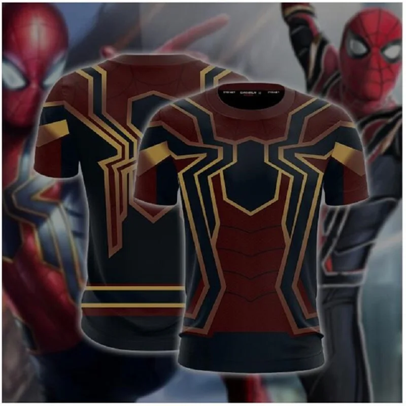 Spider-man: Homecoming Iron Spider Cosplay Unisex 3D T-shirt Compression Shirts Character Comics Tops For Male Cosplay Costume
Spider-man: Homecoming Iron Spider Cosplay Unisex 3D T-shirt Compression Shirts Character Comics Tops For Male Cosplay Costume