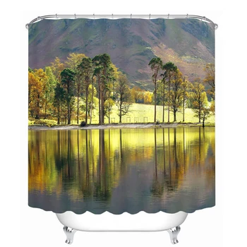 MYRU 3D Print Waterproof Lake Shower Curtains Bath Products Bathroom Decor with Hooks
MYRU 3D Print Waterproof Lake Shower Curtains Bath Products Bathroom Decor with Hooks