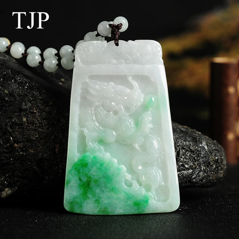 Natural A cargo green Emerald WH6940 Jade dragon accessories Authentic pendant necklace size 63*42*5 mm Free shipping
Natural A cargo green Emerald WH6940 Jade dragon accessories Authentic pendant necklace size 63*42*5 mm Free shipping
