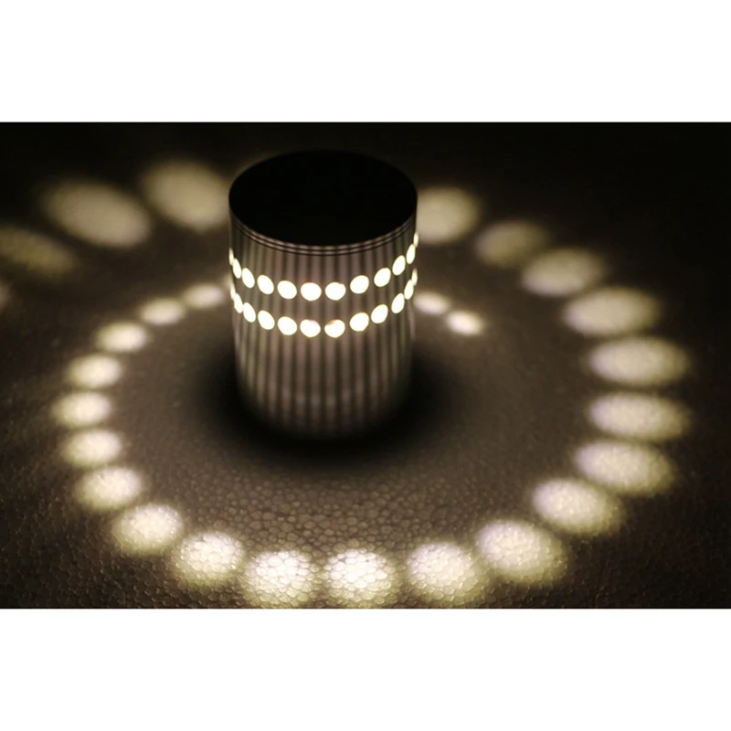 3W RGB LED Light Bulb Spiral Ceiling Wall Lamp Hallway Porch Remote Control Lamp