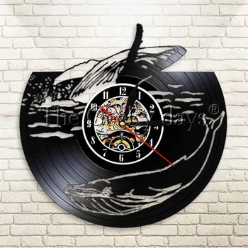 1Piece Whale Marine mammal Vinyl Record Wall Clock Modern Design Ocean Animals Home Decor Art Wall Watch Time Clock
1Piece Whale Marine mammal Vinyl Record Wall Clock Modern Design Ocean Animals Home Decor Art Wall Watch Time Clock