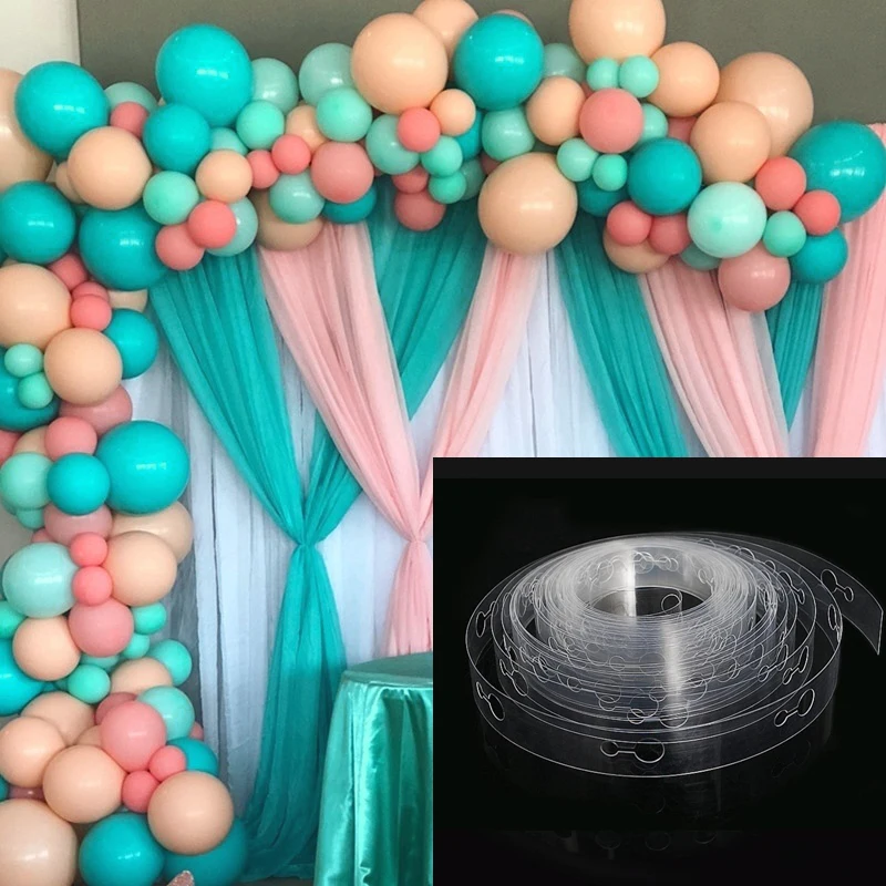 5m Balloon Accessory Chain Strip Tape Arch Garland for Birthday balloon Arch Wedding Baby Shower Party Decorations
5m Balloon Accessory Chain Strip Tape Arch Garland for Birthday balloon Arch Wedding Baby Shower Party Decorations