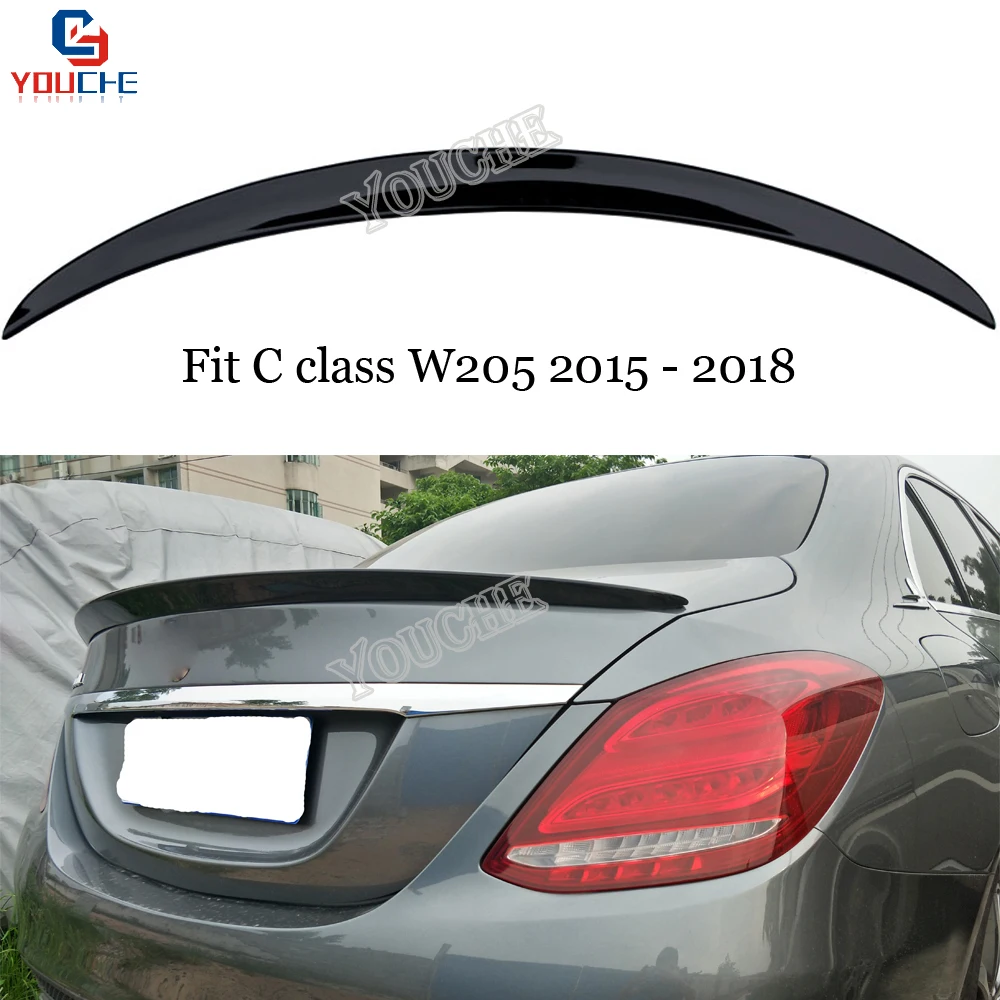 For Mercedes W205 Spoiler 4-Door Sedan C180 C200 C300 2015 - 2018 AMG style ABS Plastic Car Rear Wing Trunk Lip Boot
For Mercedes W205 Spoiler 4-Door Sedan C180 C200 C300 2015 - 2018 AMG style ABS Plastic Car Rear Wing Trunk Lip Boot