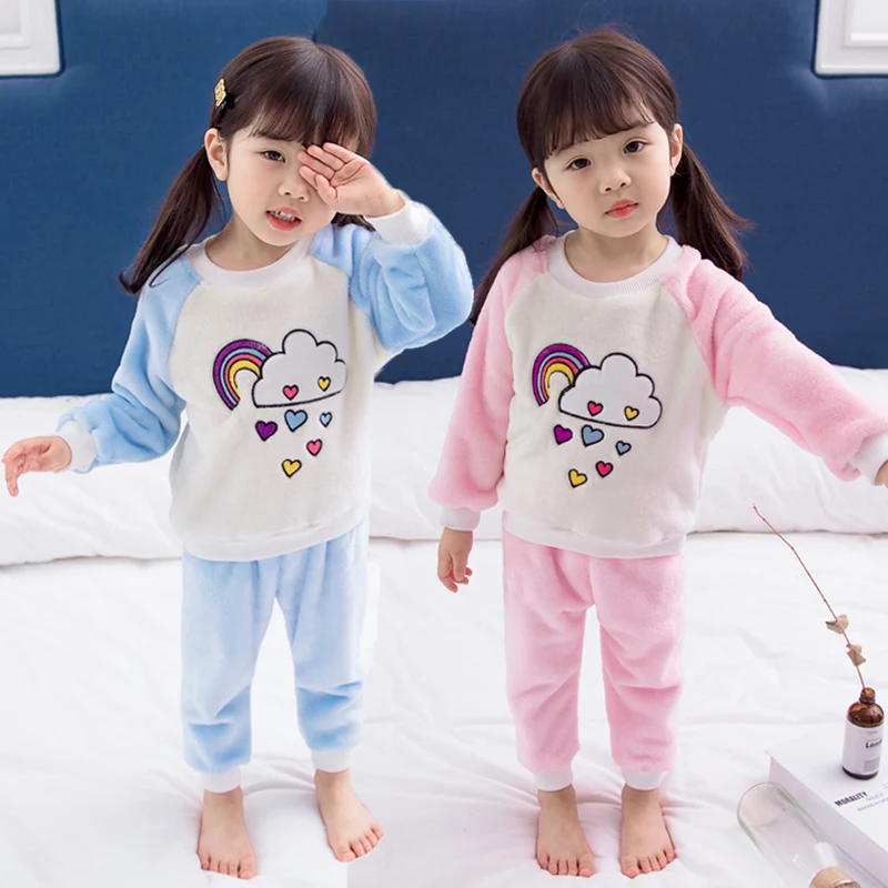 Kids Pajamas for Girl Boy Children Warm Flannel Soft Baby Sleepwear Kids Nightwear Suit 2pcs Cartoon Clothes Dress 2-8 Years
Kids Pajamas for Girl Boy Children Warm Flannel Soft Baby Sleepwear Kids Nightwear Suit 2pcs Cartoon Clothes Dress 2-8 Years
