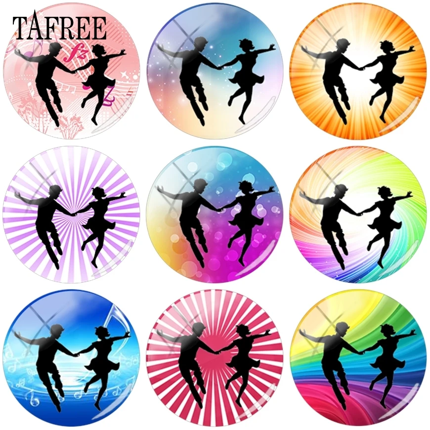 TAFREE Boy And Girl Dancing Picture Multi Background 12mm 15mm 20mm Glass Cabochon Dome Base Cover Pendant Findings Components
TAFREE Boy And Girl Dancing Picture Multi Background 12mm 15mm 20mm Glass Cabochon Dome Base Cover Pendant Findings Components