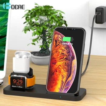 DCAE 10W 3 in 1 QI Wireless Charger For iPhone X XS Max XR 8 Samsung S9 S8 Fast Charging Dock Pad For Apple Watch 4 3 2 Airpods
DCAE 10W 3 in 1 QI Wireless Charger For iPhone X XS Max XR 8 Samsung S9 S8 Fast Charging Dock Pad For Apple Watch 4 3 2 Airpods