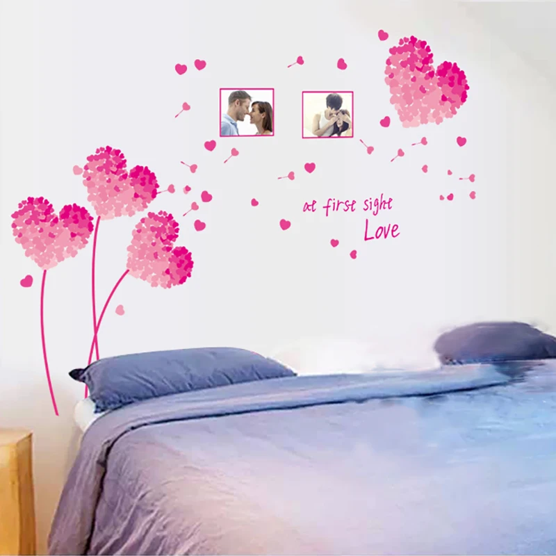 125*96cm Photo Frame Love Flower Wall Stickers Pink Blue Green Orange Purple DIY Wall Art DecalS Decoration Romantic HOME Decor
125*96cm Photo Frame Love Flower Wall Stickers Pink Blue Green Orange Purple DIY Wall Art DecalS Decoration Romantic HOME Decor