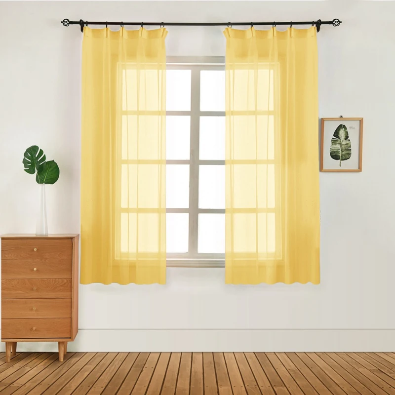 1 PCS 100x130 Pure Color Tulle Door Window Curtain Drape Panel Sheer Scarf Valances Window Curtain Living Room
1 PCS 100x130 Pure Color Tulle Door Window Curtain Drape Panel Sheer Scarf Valances Window Curtain Living Room