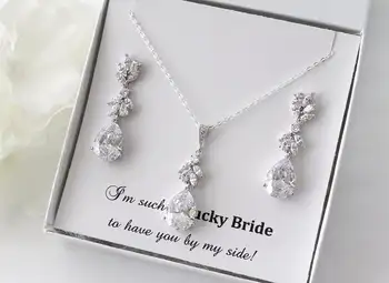 Customize Bridal Earrings + Necklace SET, Bridal Pendant Chain, Wedding Earrings, Teardrop Earrings, Crystal Drop Earrings
Customize Bridal Earrings + Necklace SET, Bridal Pendant Chain, Wedding Earrings, Teardrop Earrings, Crystal Drop Earrings