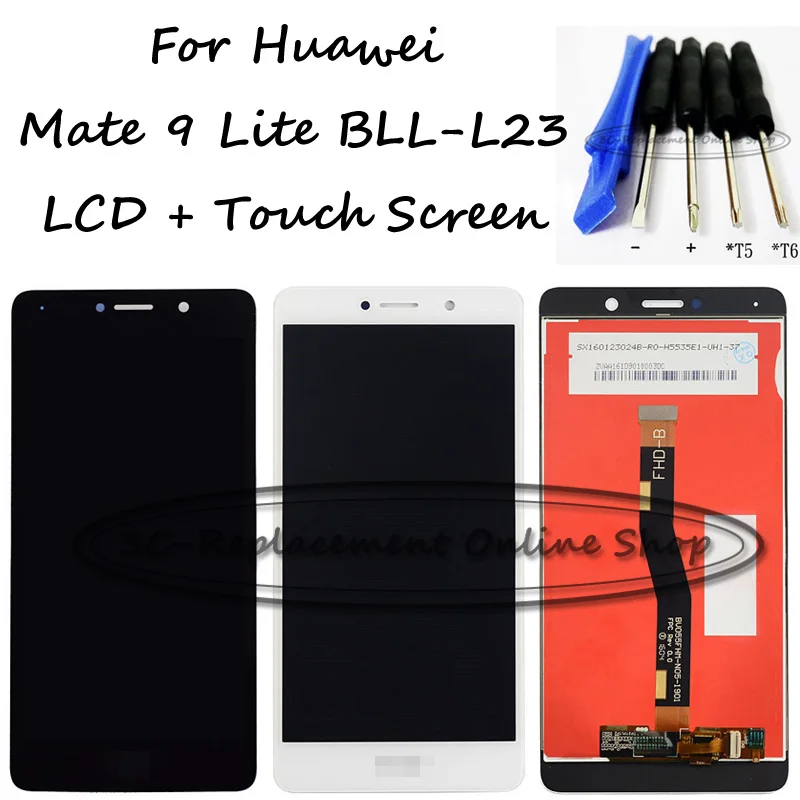 Черный/белый/золотой для Huawei Mate 9 Lite Premium Edition BLL-L23 ЖК-дисплей + сенсорный экран