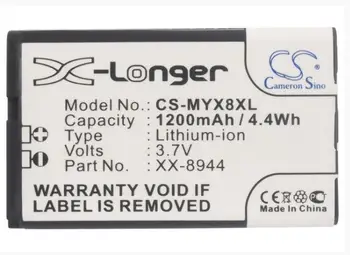 Cameron Sino 1200mAh battery for Fit Model SAGEM MYX8 MYX-8 Part Number SAGEM XX-8944 Mobile, SmartPhone Battery
Cameron Sino 1200mAh battery for Fit Model SAGEM MYX8 MYX-8 Part Number SAGEM XX-8944 Mobile, SmartPhone Battery