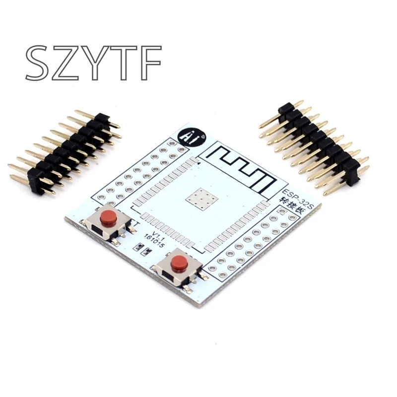 5 pcs ESP-32S Pinboard Convertor Module ESP32S Adapter Board Support for ESP-32S Wireless WIFI Bluetooth Module
5 pcs ESP-32S Pinboard Convertor Module ESP32S Adapter Board Support for ESP-32S Wireless WIFI Bluetooth Module