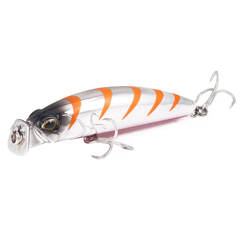 1Piece 80mm 10g Lifelike Artificial Striped Popper Lure Hard Baits With Hooks Dot Bionic Plastic Fishing Bait Lure For River
1Piece 80mm 10g Lifelike Artificial Striped Popper Lure Hard Baits With Hooks Dot Bionic Plastic Fishing Bait Lure For River