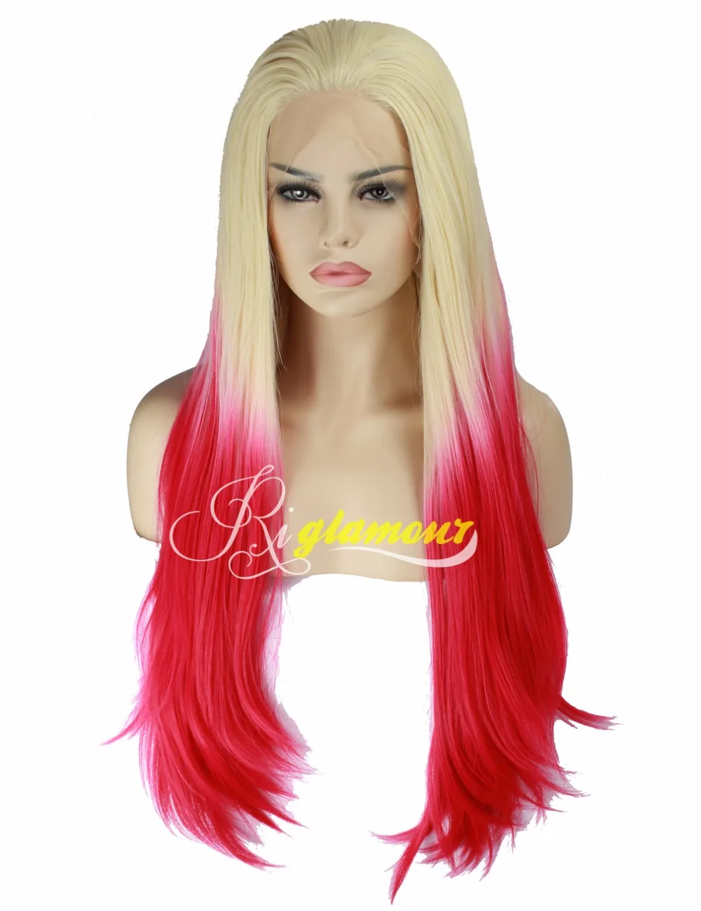 Straight Long Hair Synthetic Blonde Ombre Red Lace Front Wig Heat Resistant 100% Fiber Hair 2 Colors 
Straight Long Hair Synthetic Blonde Ombre Red Lace Front Wig Heat Resistant 100% Fiber Hair 2 Colors