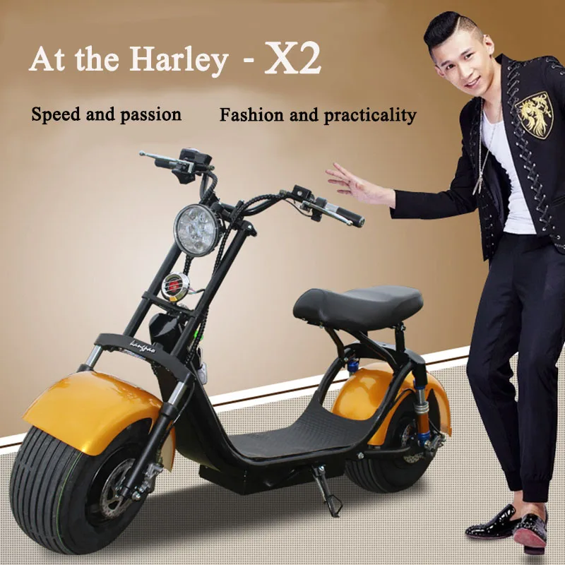 Citycoco Electric Scooter 1000W Adult Bicycle with Fat Tire Two Big Seat LCD handle Super Newest Two-wheel
Citycoco Electric Scooter 1000W Adult Bicycle with Fat Tire Two Big Seat LCD handle Super Newest Two-wheel