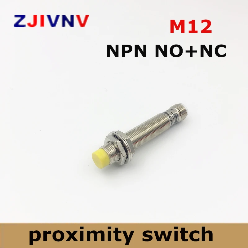 M12 NPN NO + NC, нормально открытый и закрывающийся разъем, индуктивный переключатель с датчиком приближения, датчик постоянного тока, провод, расстояние 4 мм
M12 NPN NO + NC, нормально открытый и закрывающийся разъем, индуктивный переключатель с датчиком приближения, датчик постоянного тока, провод, расстояние 4 мм