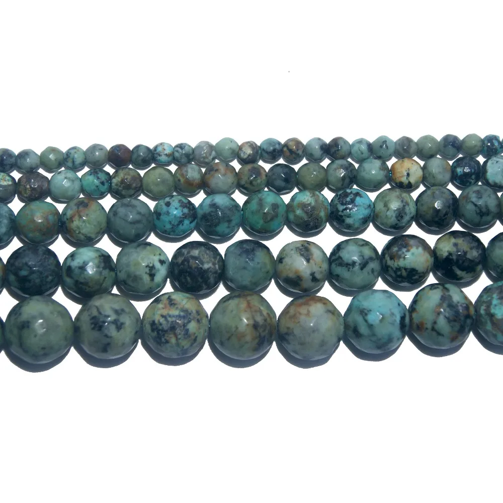 Wholesale Faceted Natural Stone African Turquoises Beads 4 6 8 10 MM Pick Size For Jewelry Making DIY Bracelet Necklace Material
Wholesale Faceted Natural Stone African Turquoises Beads 4 6 8 10 MM Pick Size For Jewelry Making DIY Bracelet Necklace Material