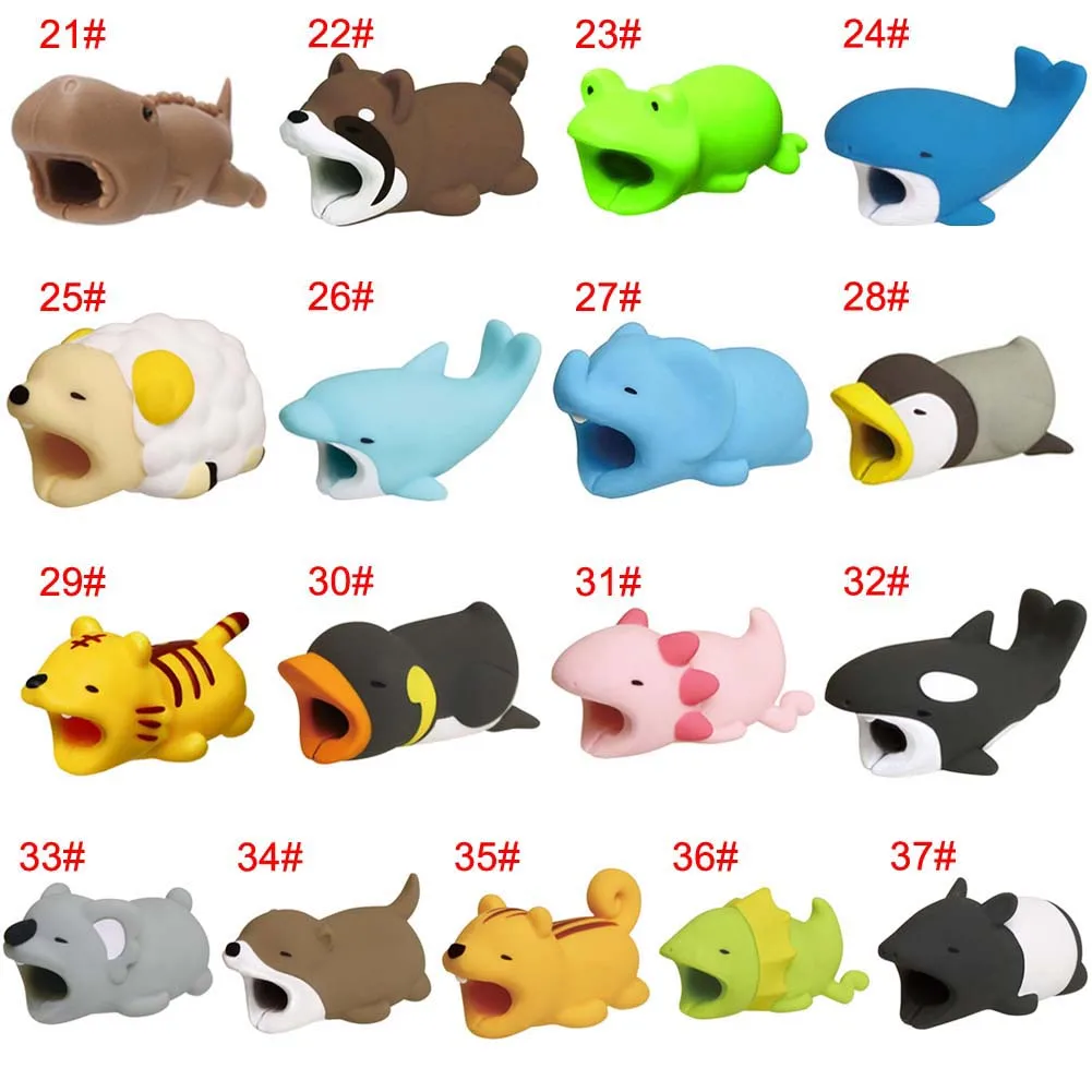 Cable Protector Cute Animal Shape Prevents Breakage Protects for iPhone HSJ-19 | Мобильные телефоны и аксессуары