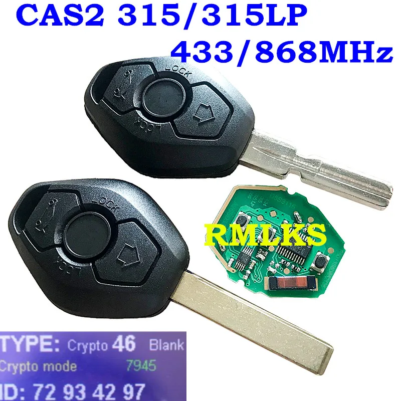 RMLKS 3 Buttons 315LP MHZ 315MHz 433MHZ 868MHZ Remote Key With ID7945 ID46 Chip for BMW CAS2 5 Series E46 E60 E83 E53 E36 E38
RMLKS 3 Buttons 315LP MHZ 315MHz 433MHZ 868MHZ Remote Key With ID7945 ID46 Chip for BMW CAS2 5 Series E46 E60 E83 E53 E36 E38