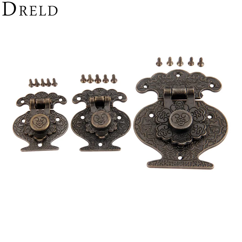 DRELD 1pc Antique Wood Box Latch Clasp Funiture Hardware Vintage Decorative Hasp Lock Latch Buckle for Jewelry Wood Case Drawer
DRELD 1pc Antique Wood Box Latch Clasp Funiture Hardware Vintage Decorative Hasp Lock Latch Buckle for Jewelry Wood Case Drawer