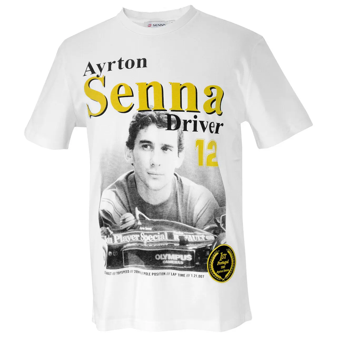 Ayrton Senna T-Shirt 1st Victory 1985 Short Sleeve Cheap Sale Cotton T Shirt New 2019 Fashion Summer
Ayrton Senna T-Shirt 1st Victory 1985 Short Sleeve Cheap Sale Cotton T Shirt New 2019 Fashion Summer