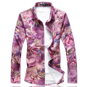 Flower Print Shirt Men Formal 2020 High Quality Spring Long sleeve Cotton Casual mens shirts Slim Fit 7XL 6XL 5XL Homme Clothes
Flower Print Shirt Men Formal 2020 High Quality Spring Long sleeve Cotton Casual mens shirts Slim Fit 7XL 6XL 5XL Homme Clothes