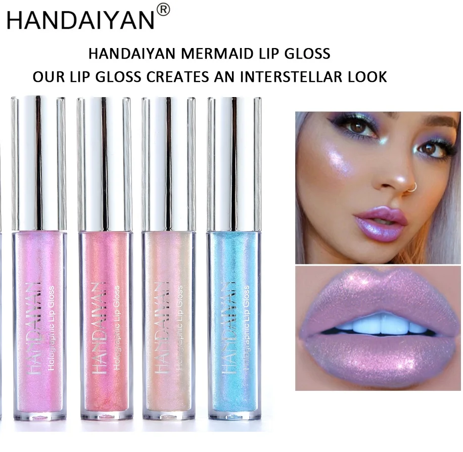 HANDAIYAN Liquid Crystal Glow Lip Gloss Laser Holographic Lip Tattoo Lipstick Mermaid Pigment Lip Plumper Gloss Makeup TSLM2
HANDAIYAN Liquid Crystal Glow Lip Gloss Laser Holographic Lip Tattoo Lipstick Mermaid Pigment Lip Plumper Gloss Makeup TSLM2