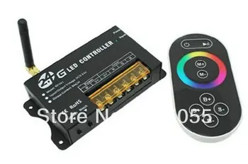 RF201 Led lights DC5-24V 24A 2.4G colorful Led control wireless touch RF RGB controller Dimmer 8A*3CH
RF201 Led lights DC5-24V 24A 2.4G colorful Led control wireless touch RF RGB controller Dimmer 8A*3CH