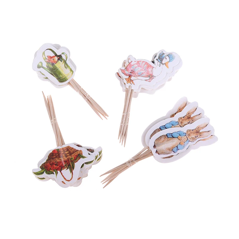 24pcs Cupcake Topper Fruit Cake Decoration Easter Bunny theme Event Supplies Peter Rabbit Colored Eggs Duck Kids Birthday Party
24pcs Cupcake Topper Fruit Cake Decoration Easter Bunny theme Event Supplies Peter Rabbit Colored Eggs Duck Kids Birthday Party
