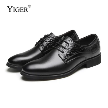 YIGER NEW Man Dress shoes Genuine Leather Lace-up Men Business shoes Men wedding shoes Black/Brown Point Toe free shipping 0139
YIGER NEW Man Dress shoes Genuine Leather Lace-up Men Business shoes Men wedding shoes Black/Brown Point Toe free shipping 0139