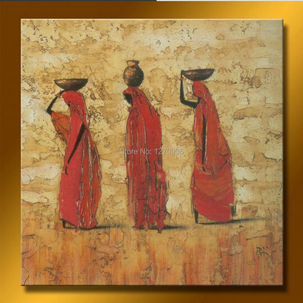 Strong Artist Handpainted Three Women Holding Goods on Their Heads African Indian Style Abstract Wall Art Oil Painting on Canvas
Strong Artist Handpainted Three Women Holding Goods on Their Heads African Indian Style Abstract Wall Art Oil Painting on Canvas