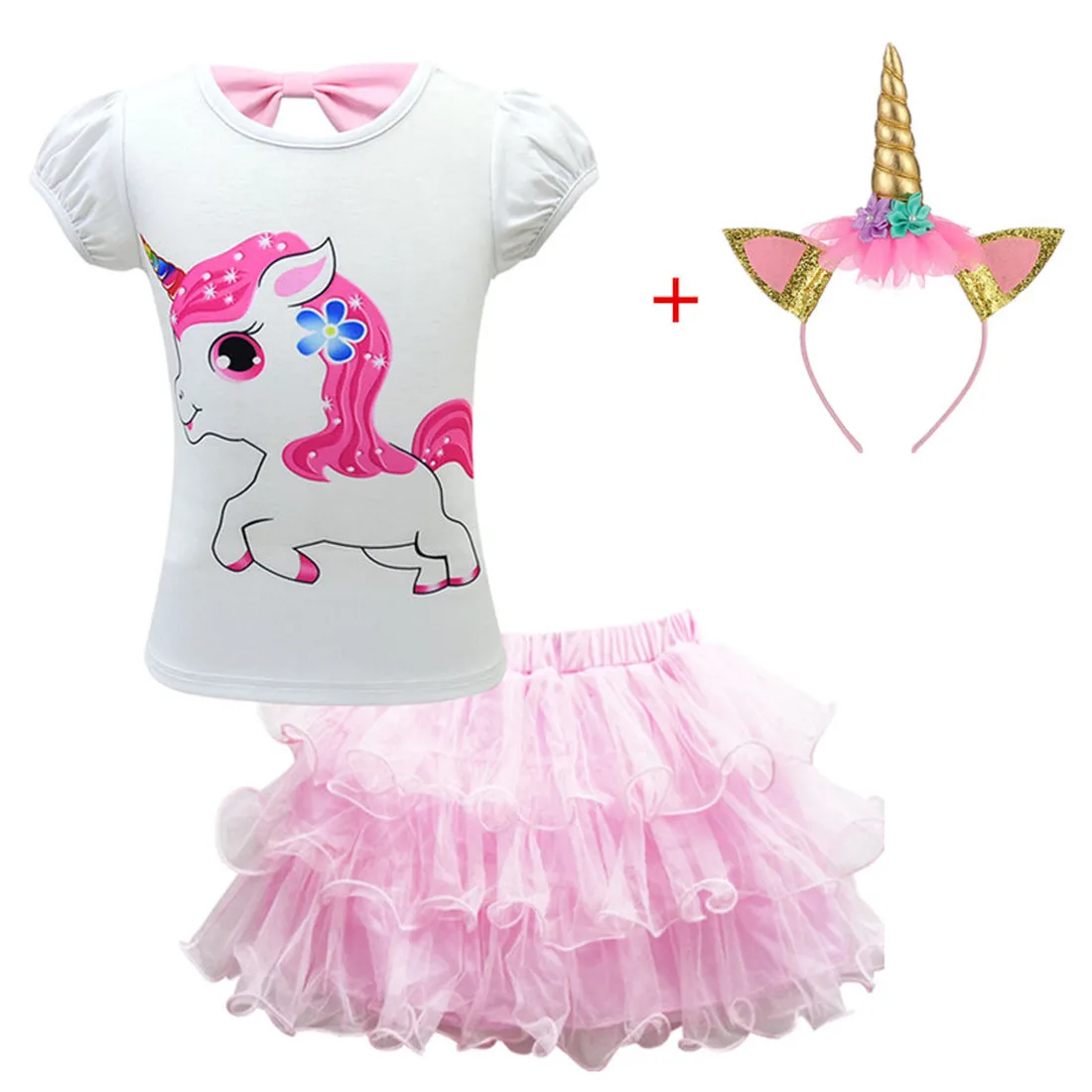 Children's suits baby girls clothes set fashion 2019 unicorn lol pattern T-shirt lace skirt cute kids wear for birthday party
Children's suits baby girls clothes set fashion 2019 unicorn lol pattern T-shirt lace skirt cute kids wear for birthday party