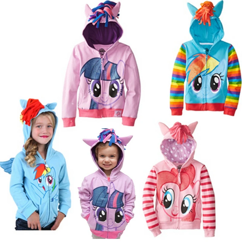 2019 New Spring Autumn My Girls Coats Cute Hooded Boys Jackets Little Children Outerwear Kids Clothes Cartoon Pony Girl Jackets
2019 New Spring Autumn My Girls Coats Cute Hooded Boys Jackets Little Children Outerwear Kids Clothes Cartoon Pony Girl Jackets
