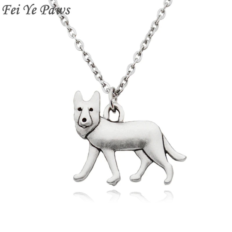 Fei Ye Paws Punk German Shepherd Dog Charms Pendant Statement Necklace Choker For Women Men Pet Jewelry Pet Lover Party Gift
Fei Ye Paws Punk German Shepherd Dog Charms Pendant Statement Necklace Choker For Women Men Pet Jewelry Pet Lover Party Gift
