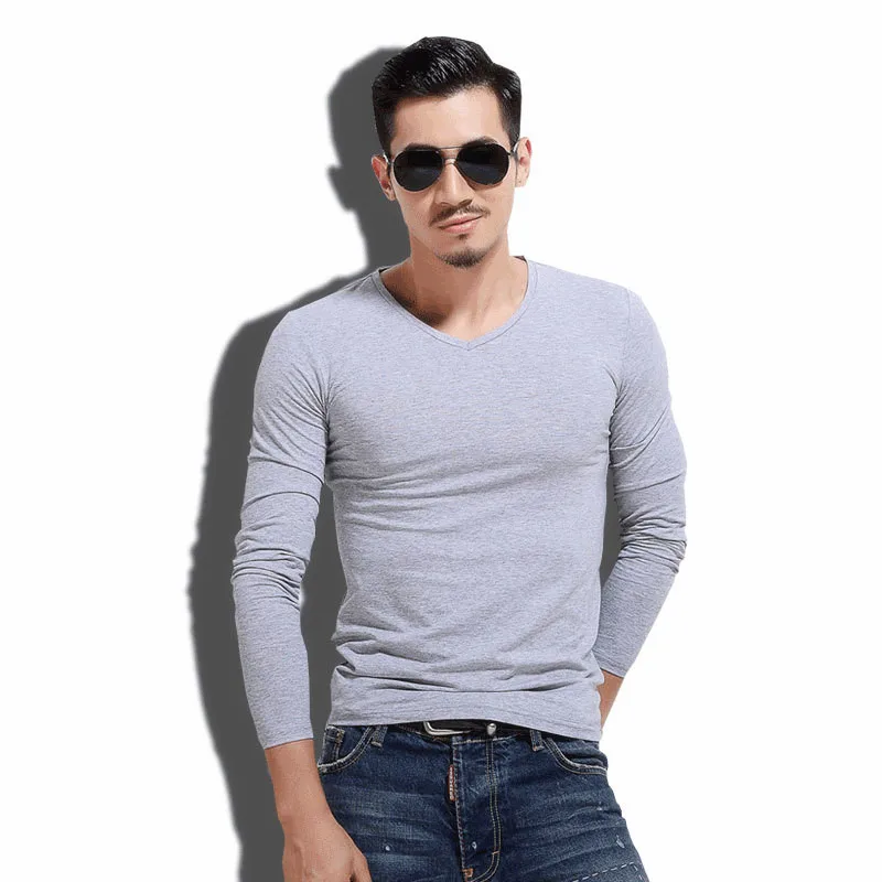 Slim Fit Solid Color Men T-shirt Long Sleeve Casual Men T Shirts Fitness Male Tee Shirt Spring Autumn Basic Tshirt Mens Clothing
Slim Fit Solid Color Men T-shirt Long Sleeve Casual Men T Shirts Fitness Male Tee Shirt Spring Autumn Basic Tshirt Mens Clothing