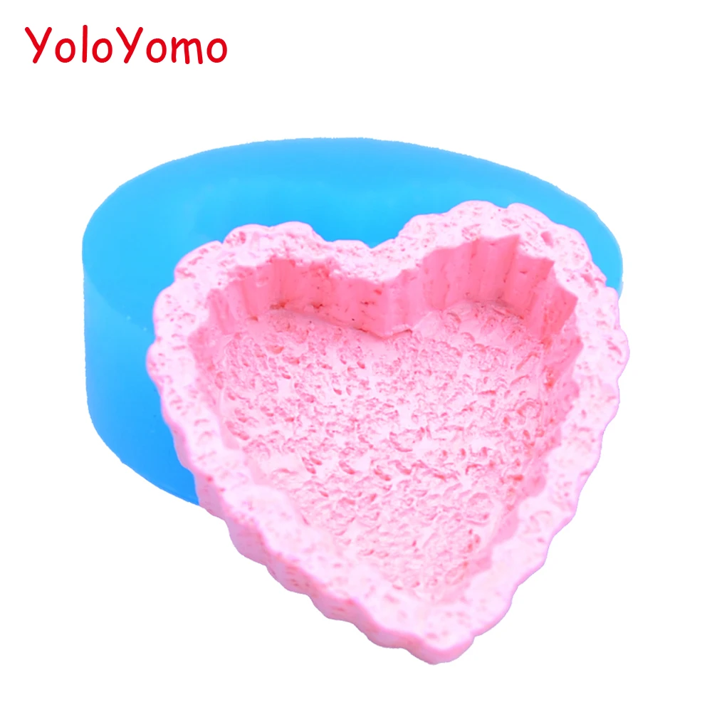 Q180YL 30 8 мм капкейк сердечко Tart/Нижняя силиконовая форма-форма для торта помадка
