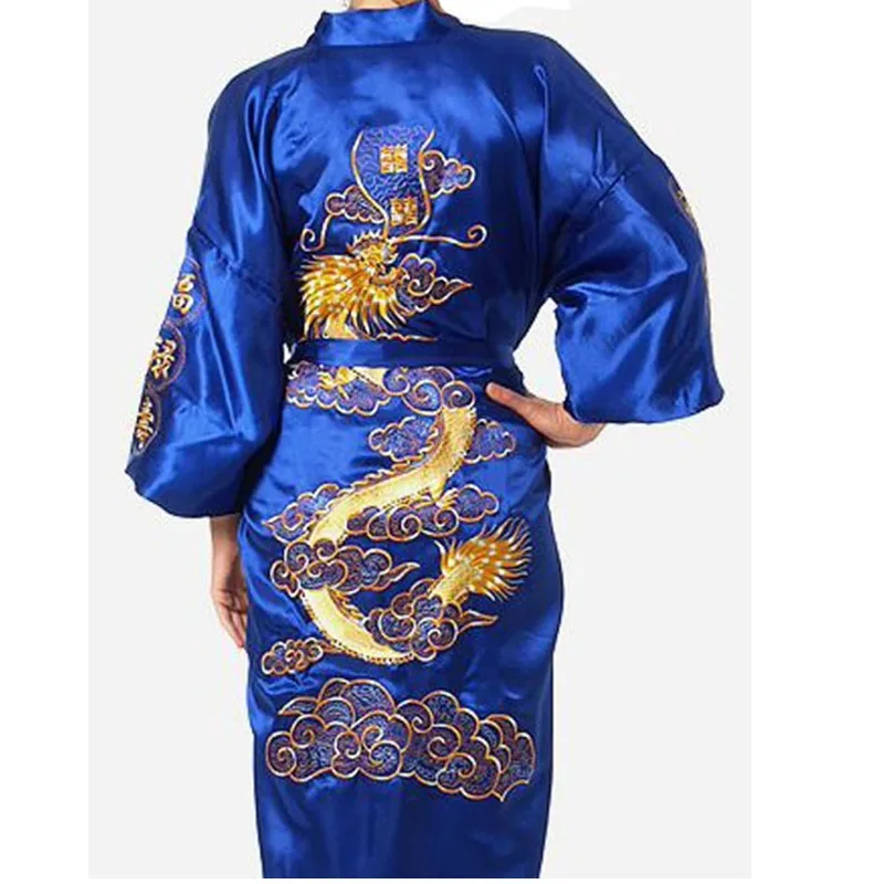 Plus Size XXXL Male Satin Sleepwear Nightwear Chinese Men's Embroidery Robe Kimono Gown 6 Colors Available
Plus Size XXXL Male Satin Sleepwear Nightwear Chinese Men's Embroidery Robe Kimono Gown 6 Colors Available