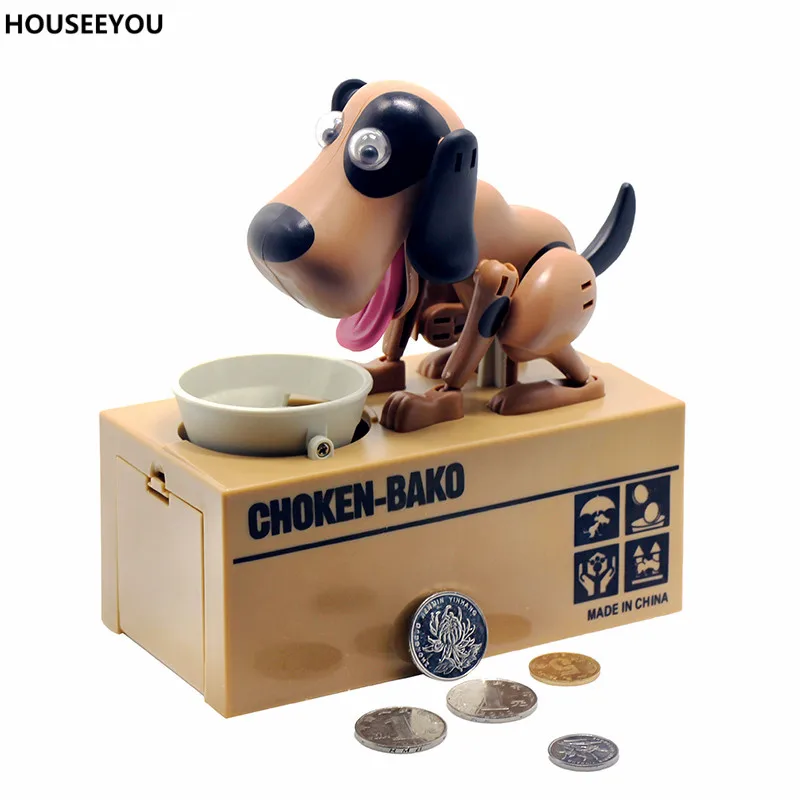 

Robotic Dog Banco Canino Money Box Money Bank Automatic Stole Coin Piggy Bank Money Saving Box Moneybox Gifts for Kid Baby Child