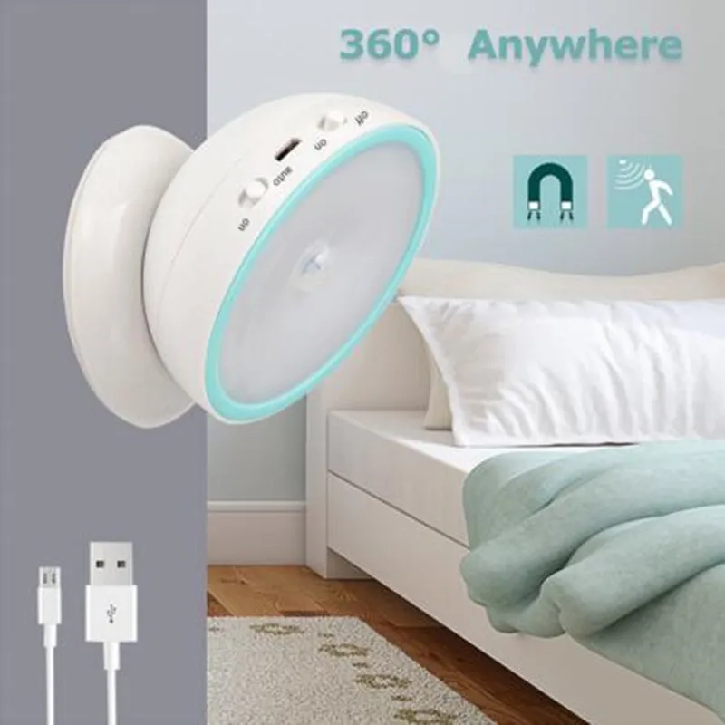 USB LED Night Light Rechargeable PIR Motion Sensor Night Lamp For Toilet Kitchen Bedroom Cabinet Loft lighting Book Reading
USB LED Night Light Rechargeable PIR Motion Sensor Night Lamp For Toilet Kitchen Bedroom Cabinet Loft lighting Book Reading