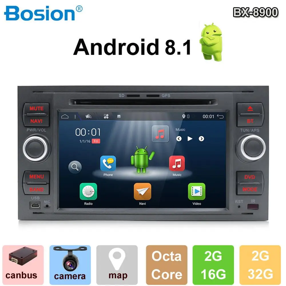 Android 8.1 2Din 8 core7 Inch Car DVD Player For Ford/Mondeo/Focus/Transit/C-MAX/S-MAX/Fiesta GPS Navigation Radio WIFI BT
Android 8.1 2Din 8 core7 Inch Car DVD Player For Ford/Mondeo/Focus/Transit/C-MAX/S-MAX/Fiesta GPS Navigation Radio WIFI BT