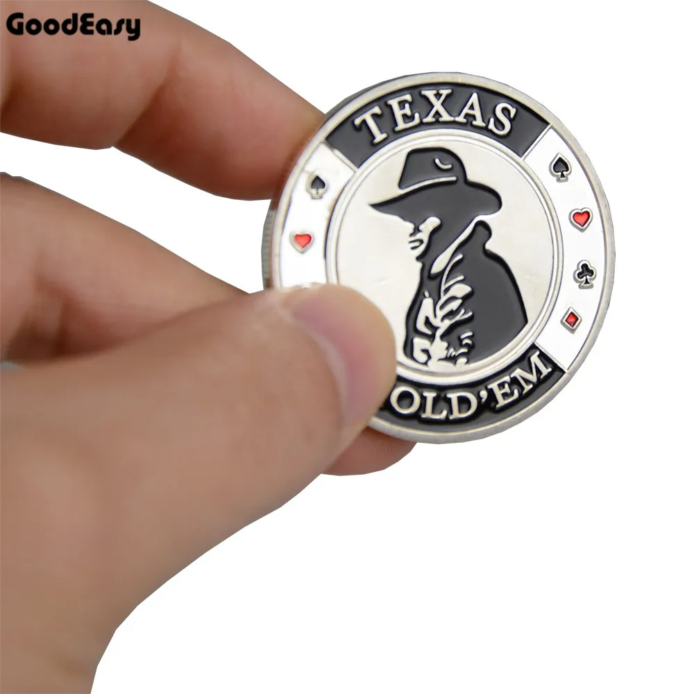 Hot Poker Commemorative Coin Poker Cards Guard Protector Metal Token Coin Texas Hold'em Poker Chip Dealer Button Silver COWBOY
Hot Poker Commemorative Coin Poker Cards Guard Protector Metal Token Coin Texas Hold'em Poker Chip Dealer Button Silver COWBOY