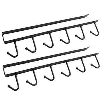 Kitchen wardrobe Storage Rack Cupboard 6 Hooks Under-Cabinet Hanger Rack New coat rack home decoration accessories
Kitchen wardrobe Storage Rack Cupboard 6 Hooks Under-Cabinet Hanger Rack New coat rack home decoration accessories