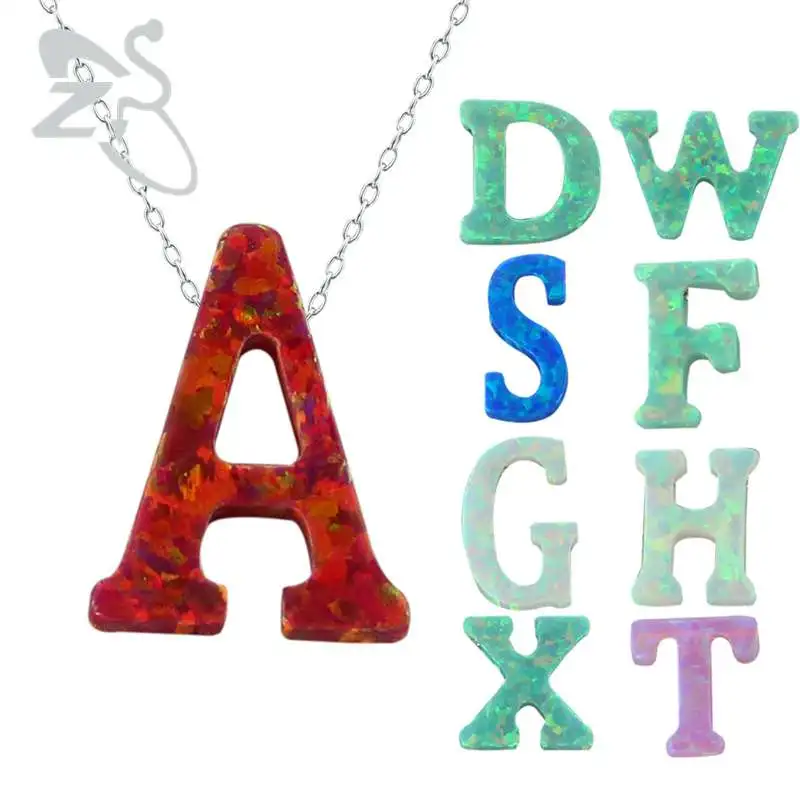 Opal Natural Stone Necklace Women 925 Sterling Silver Jewelry Letters Necklaces Pendants Fashion collares largos de moda 2018
Opal Natural Stone Necklace Women 925 Sterling Silver Jewelry Letters Necklaces Pendants Fashion collares largos de moda 2018