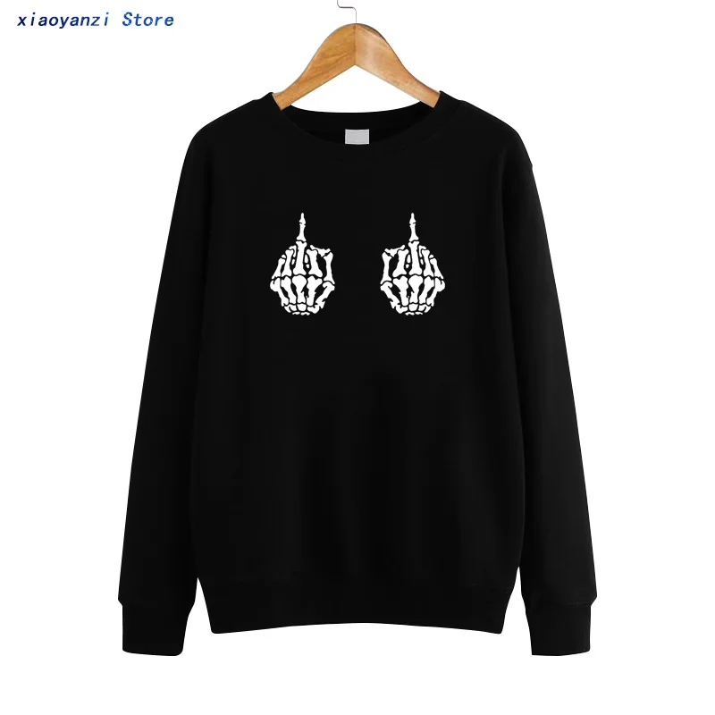 2019 Women Sweatshirts Skull Skeleton Hand Printed Punk Pullovers Hip Hop Sweatshirt Rock Women's Hoodies euu093-545
2019 Women Sweatshirts Skull Skeleton Hand Printed Punk Pullovers Hip Hop Sweatshirt Rock Women's Hoodies euu093-545
