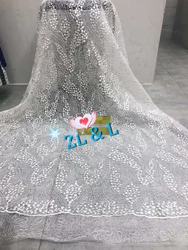 2019 bright silk thread plus strand embroidery French mesh African lace fabric 50306 water soluble lace for wedding dress skirt
2019 bright silk thread plus strand embroidery French mesh African lace fabric 50306 water soluble lace for wedding dress skirt