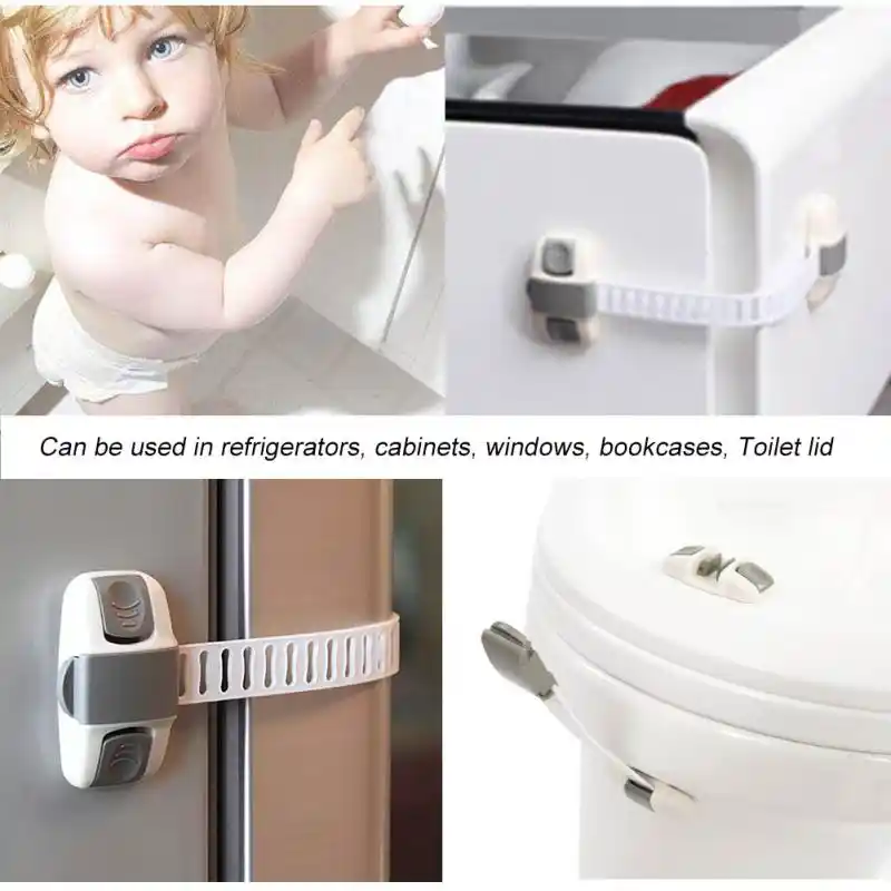 Baby Child Safety Lock Keep Safe For Drawer Cabinet Fridge Door