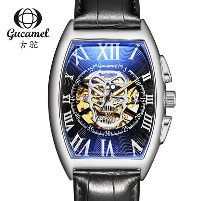 Luxury Ghost Head Skeleton Men Watch Fashion Tonneau Mechanical Watches Men Dress Business Wristwatch Male Clock Montre Homme
Luxury Ghost Head Skeleton Men Watch Fashion Tonneau Mechanical Watches Men Dress Business Wristwatch Male Clock Montre Homme